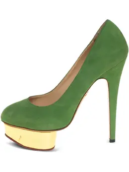 Charlotte Olympia: Зелёные туфли 