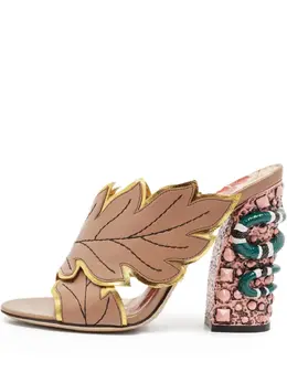 Gucci Pre-Owned: Бежевые сабо 