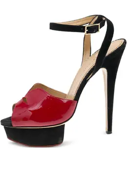 Charlotte Olympia: Красные босоножки 