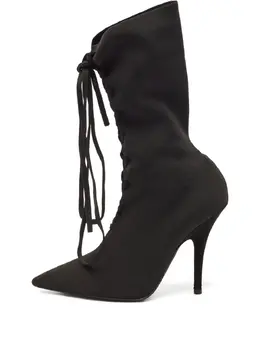 Balenciaga Pre-Owned: Чёрные ботинки 