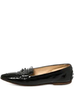 Tod's: Чёрные лоферы 
