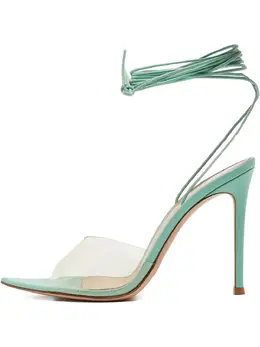 Gianvito Rossi: Зелёные сандалии 