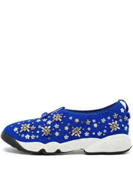Christian Dior Pre-Owned: Голубые кроссовки 