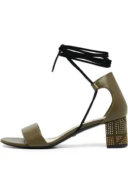 Christian Dior Pre-Owned: Зелёные босоножки 