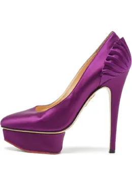 Charlotte Olympia: Фиолетовые туфли 