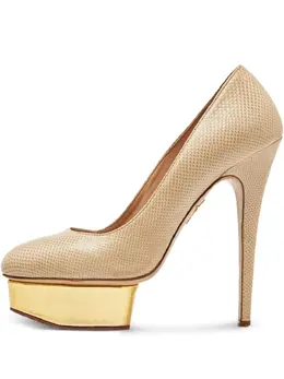Charlotte Olympia: Бежевые туфли 
