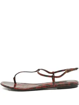 Dolce & Gabbana Pre-Owned: Красные сандалии 