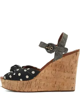 Dolce & Gabbana Pre-Owned: Чёрные сандалии 