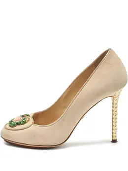 Charlotte Olympia: Бежевые туфли 