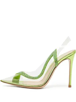 Gianvito Rossi: Зелёные туфли 