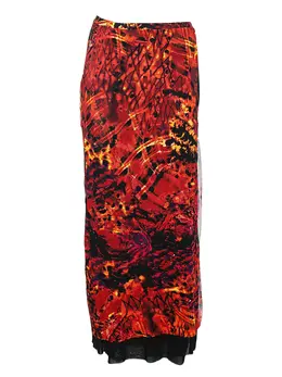 Kenzo Pre-Owned: Юбка с растительным принтом 
