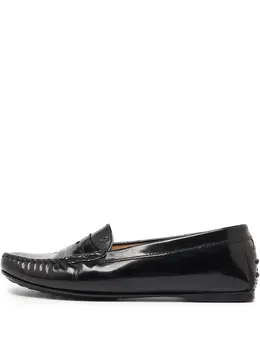 Tod's: Чёрные лоферы 
