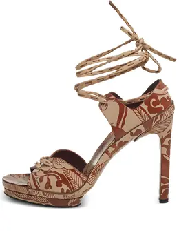 Gucci Pre-Owned: Светлые сандалии 