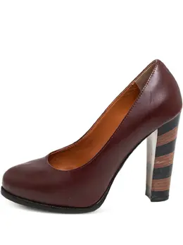 Fendi Pre-Owned: Бордовые туфли 