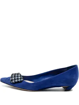 Christian Dior Pre-Owned: Голубые туфли 