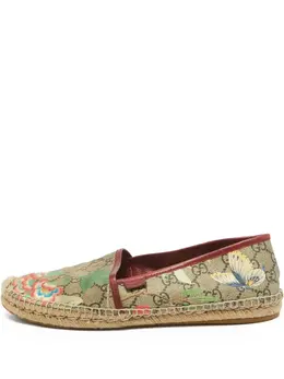 Gucci Pre-Owned: Бежевые мокасины 