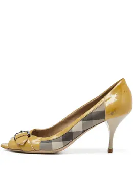 Burberry Pre-Owned: Жёлтые туфли 