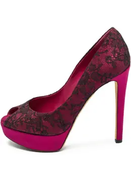 Christian Dior Pre-Owned: Фиолетовые туфли 