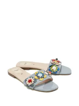 Fendi Pre-Owned: Голубые сандалии 