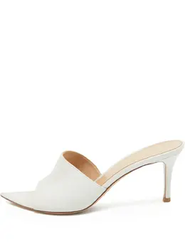 Gianvito Rossi: Белые сабо  Alise