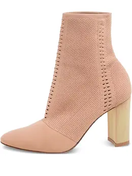 Gianvito Rossi: Светлые ботинки 