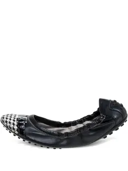 Tod's: Чёрные балетки 