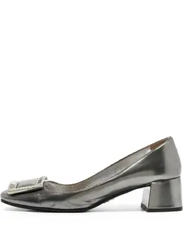 Prada Pre-Owned: Серебристые туфли 