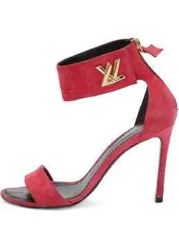 Louis Vuitton Pre-Owned: Розовые сандалии 