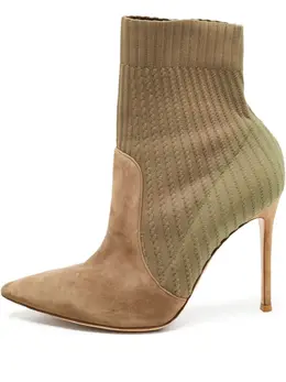 Gianvito Rossi: Зелёные ботинки 