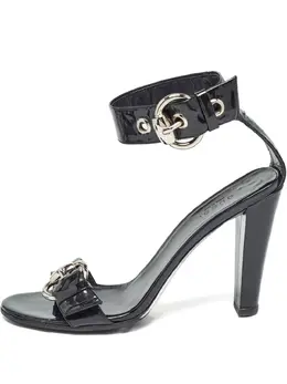 Gucci Pre-Owned: Чёрные сандалии 