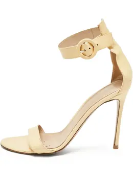 Gianvito Rossi: Жёлтые босоножки 
