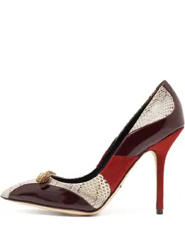 Dolce & Gabbana Pre-Owned: Бордовые туфли 