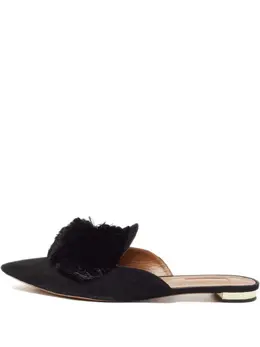 Aquazzura: Чёрные сабо 