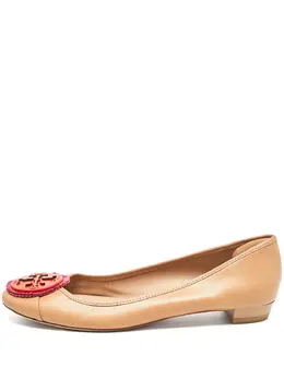 Tory Burch: Бежевые балетки  Miller