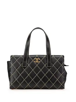 CHANEL Pre-Owned: Чёрная сумка 