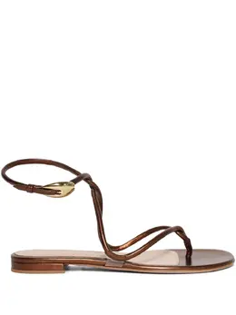 Gianvito Rossi: Коричневые сандалии 