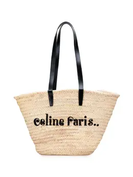Céline Pre-Owned: Коричневая сумка-шоппер 