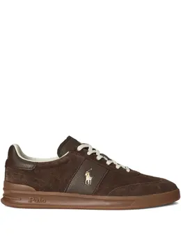 Polo Ralph Lauren: Коричневые кроссовки 