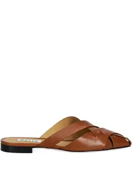 Bally: Коричневые сабо 