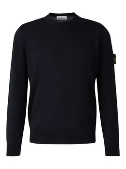 Stone Island: Голубой свитер  Compass