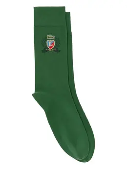 Lacoste: Зелёные носки 