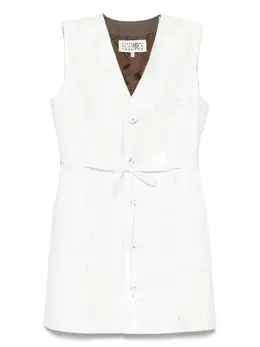 MM6 Maison Margiela: Белый жилет 
