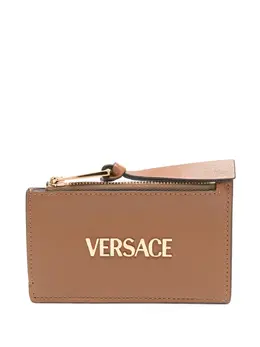Versace: Коричневый картхолдер 