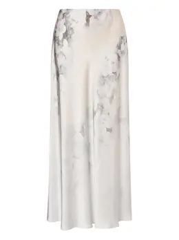 Alberta Ferretti: Атласная юбка 