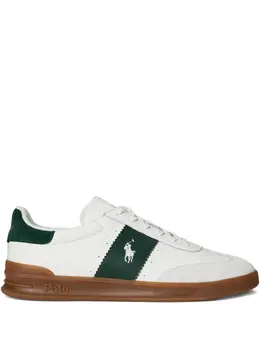 Polo Ralph Lauren: Белые кроссовки 