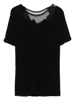 Yohji Yamamoto: Футболка в сетку 