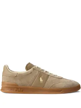 Polo Ralph Lauren: Коричневые кроссовки 