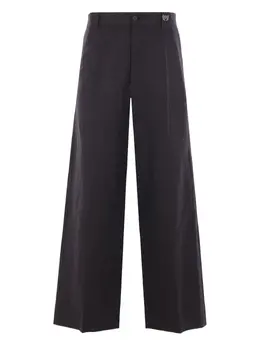 Balenciaga: Чёрные брюки 