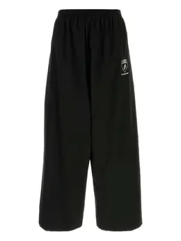 Balenciaga: Чёрные брюки  Track