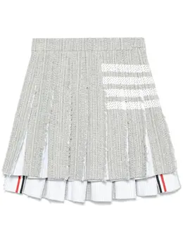 Thom Browne: Твидовая юбка  4-Bar